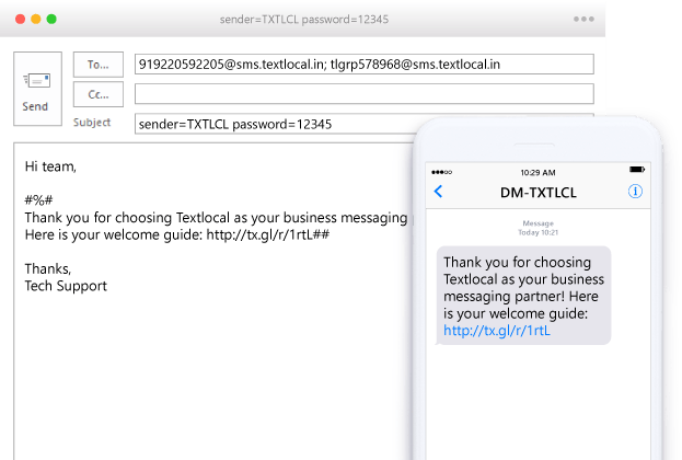 Send Email to SMS to Anyone, Anytime